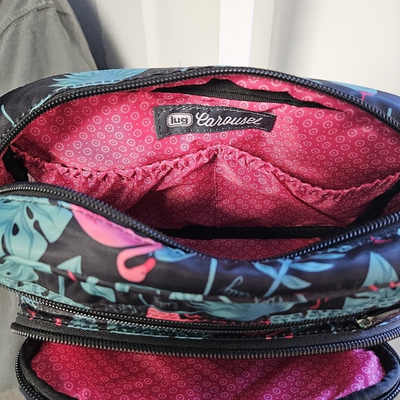 Lug Carousel Floral Crossbody Bag - Picture 5 of 9